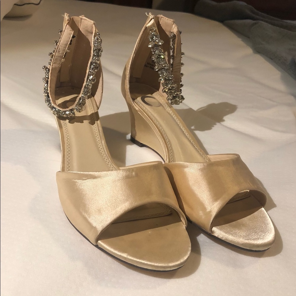 Bling Champagne Wedge